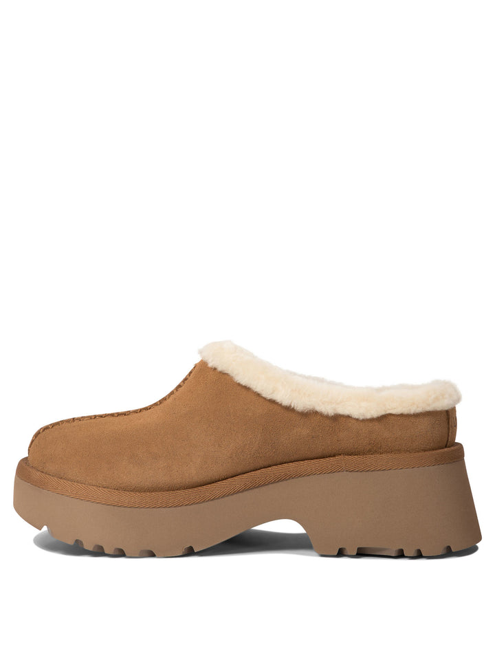 Ugg New Heights Cozy Loafers & Slippers - Beige | 5f104c49775fb391659ad8142600c84e8dbf87c4
