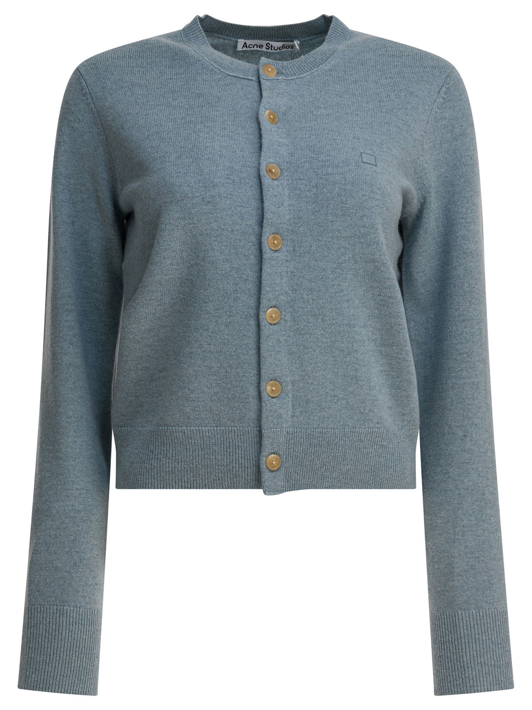 Acne Studios Wool Cardigan Knitwear - Light blue | b9384996055ceeaa9314ba52818e49a617e8e5e2