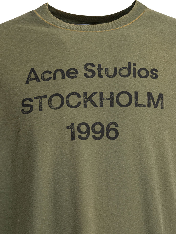 Acne Studios  T-shirts - Green | cedd35ce543ccab221cc04098214cf97857cddd7