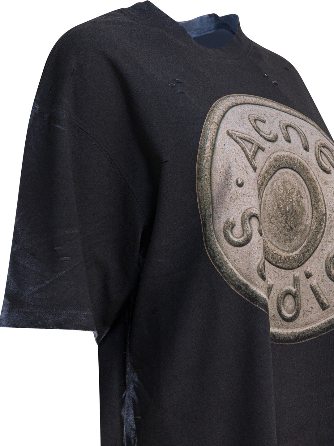 Acne Studios  T-shirts - Black | d52214eab31721640db0481998cadf09447a2636