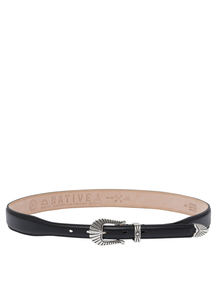 Adriano Meneghetti  Belts - Black | 90942099eb7bd1793ff2134873c42a9627c1449a
