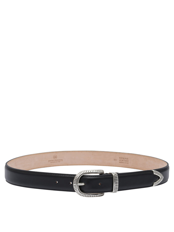 Adriano Meneghetti  Belts - Black | 460a1519eac61ff7e4406409fcd3d99f6fb9a162