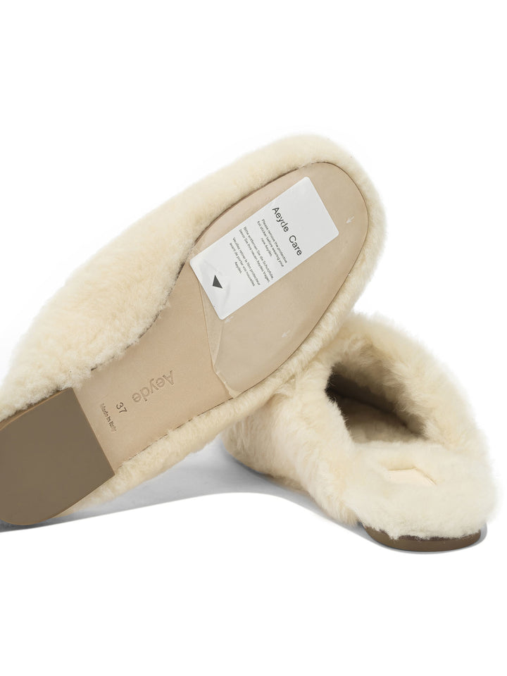 Aeyde Rega Loafers & Slippers - White | 46b923166ceb3ff772da21c62408474499cb4619