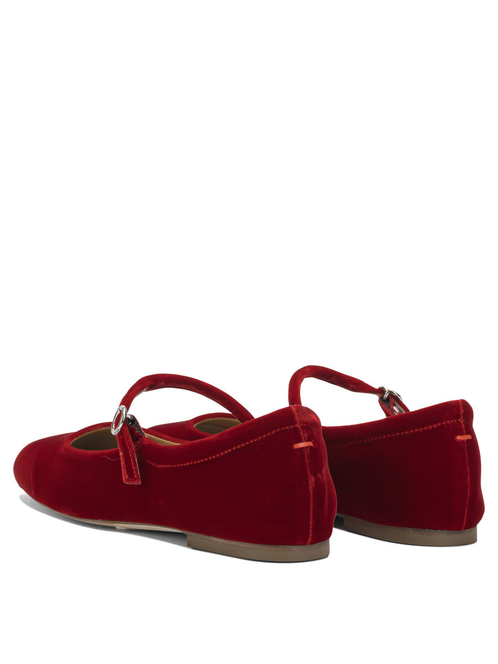 Aeyde Uma Ballerinas - Red | 3ffe5772d21b2d676a2652c713e4c4e2f7756f00
