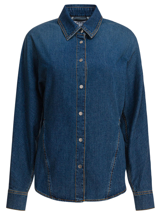 Denim Shirt Shirts Blue