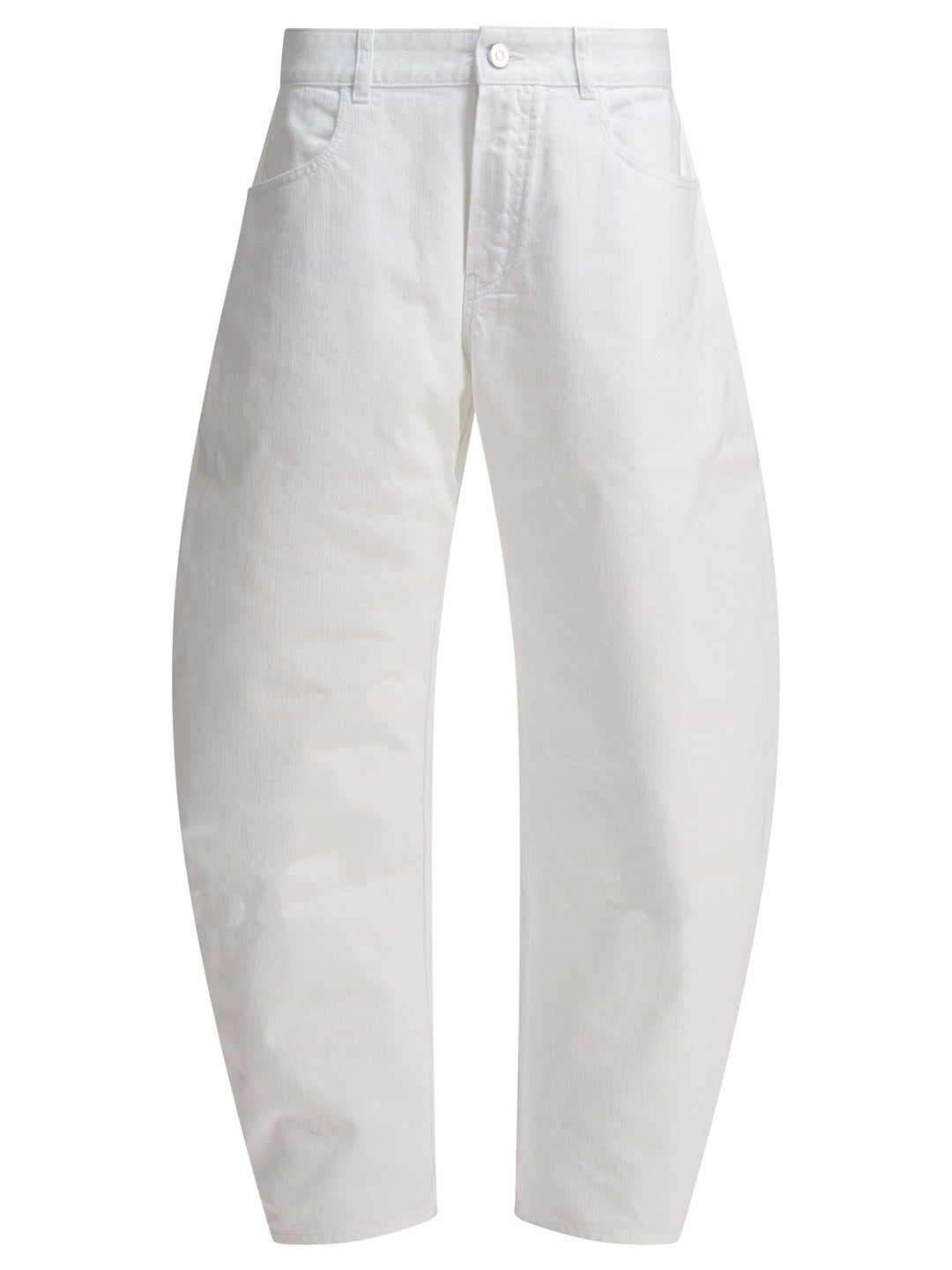 AlaïA Low Waist Rounded Jeans - White | 8e74a3c25d6fa94a7c637bd09a6a5b198fa126aa