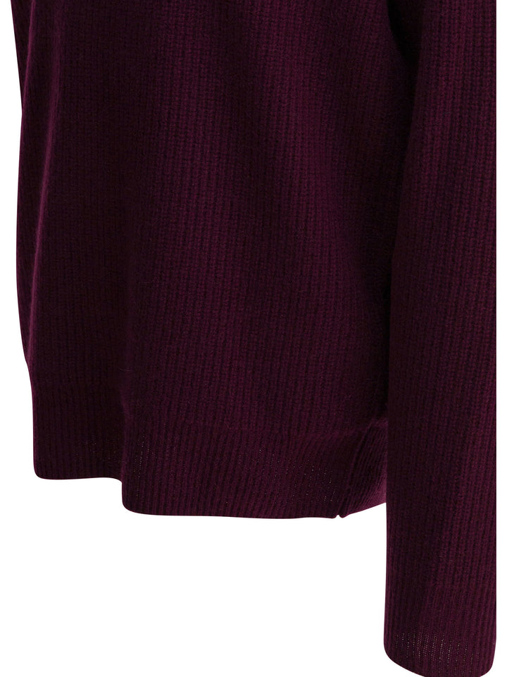 Alex Mill Jordan Knitwear - Bordeaux | f64713fd3def6455a2531221fba274c953db322e