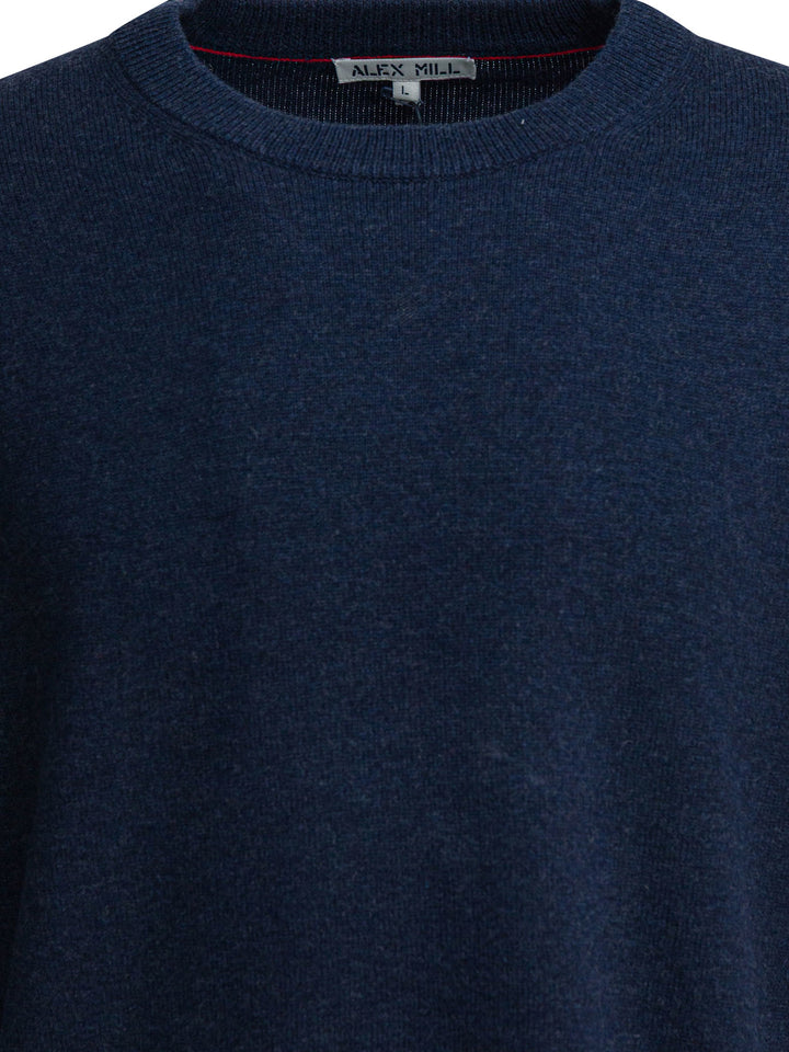 Alex Mill Reverse Seam Knitwear - Blue | c7f85427a01465d8c53ffd85c0cb2006f515c0a4