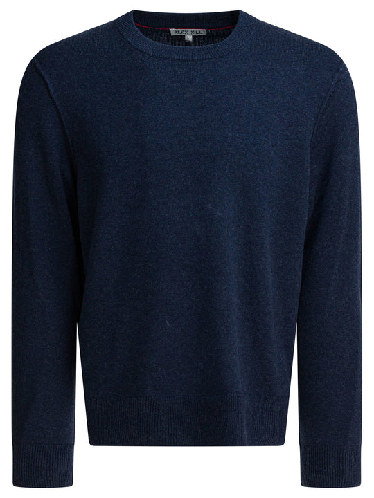 Reverse Seam Knitwear Blue