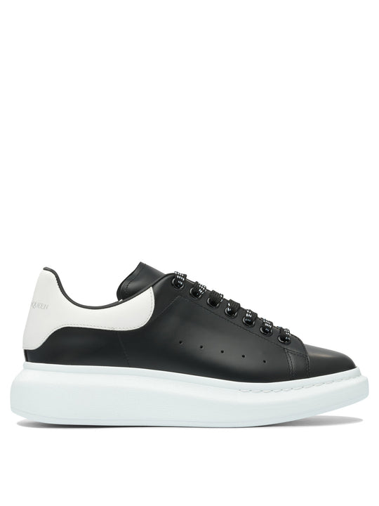 Leather Upper And Rubber Sole Sneaker Sneakers & Slip-On Black