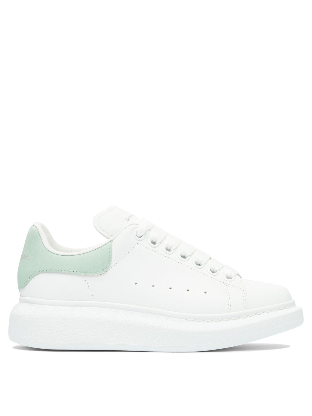 Alexander Mcqueen Leather Upper And Rubber Sole Sneaker Sneakers & Slip-On - White | 77478b9185ef15b896def1e678a5e943ae7530d2