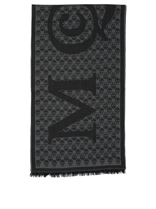 Scarf Multi Logo 35x190 Sciarpe & Foulard Grey