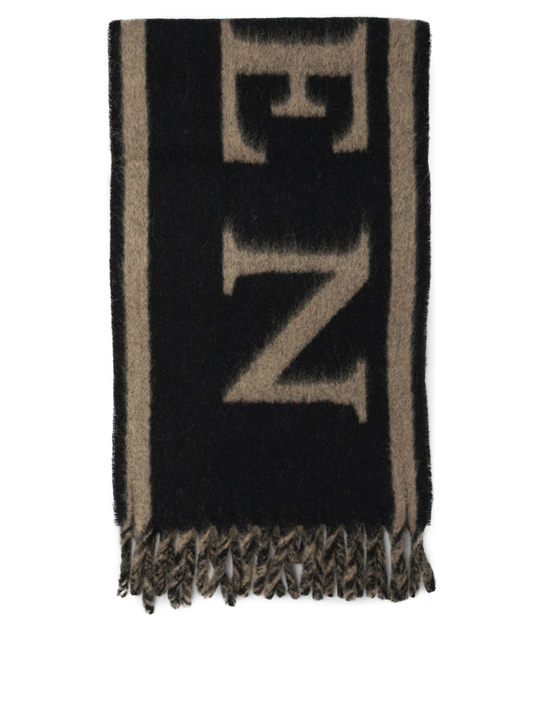 Alexander Mcqueen Scarf Logo Mohair 38x200 Sciarpe & Foulard - Black | fb1833b1e81accb7e747227e5edf563a220a3162