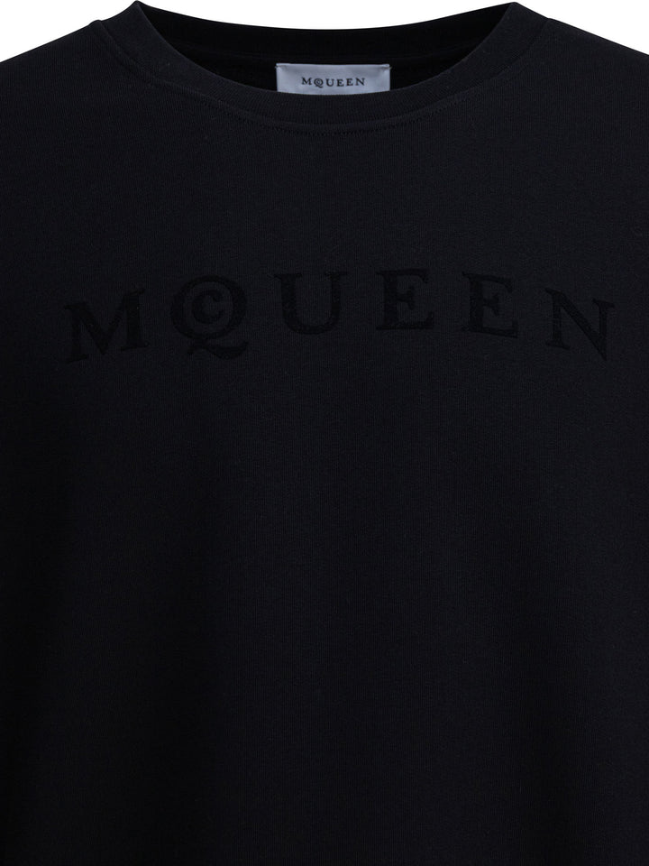 Alexander Mcqueen Sweatshirt Sweatshirts - Black | 42f9a4641155e3b6307502817aff0f2ed1be7501