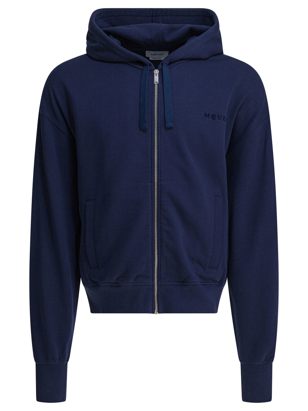 Alexander Mcqueen Hooded Sweatshirt Sweatshirts - Blue | c3f1736c9da51582c71c4a8ef157dfc26ae40170