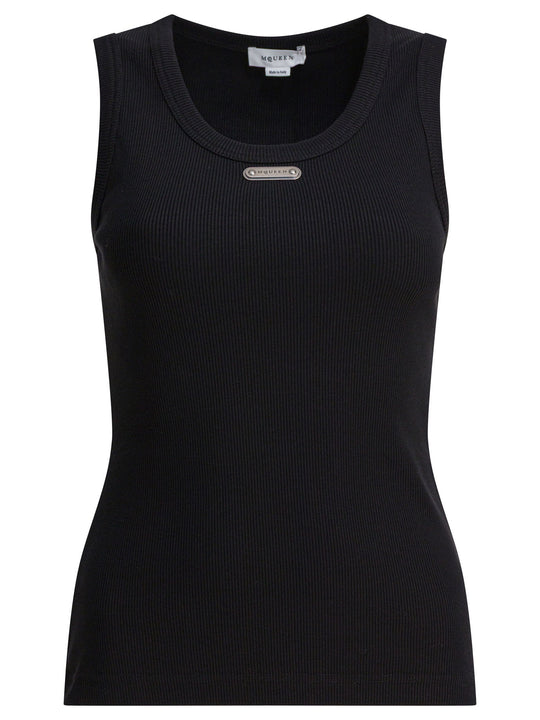 Cut & Sew Top Tops Black