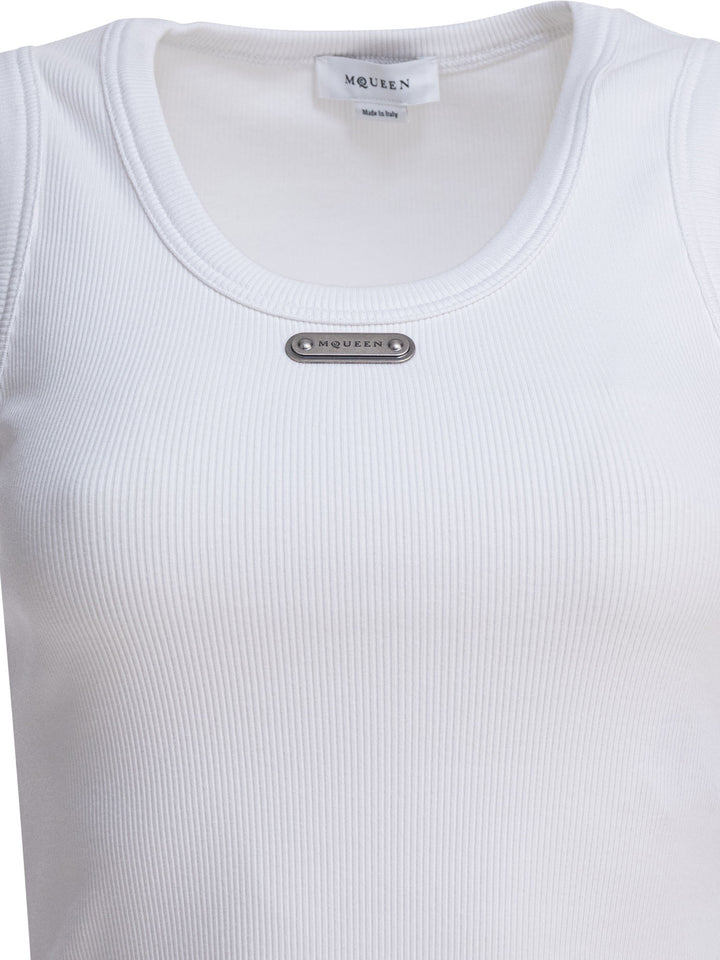 Alexander Mcqueen Cut & Sew Top Tops - White | 76bc72991c9ea1c80642a728c66540263c94dee1