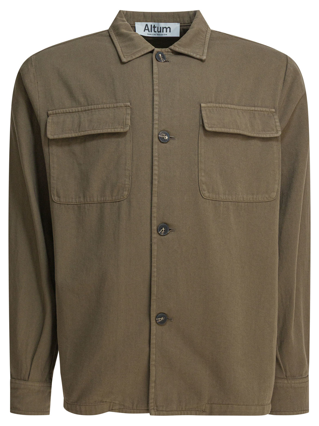 Altum Cotton Overshirt Jacket Jackets and Coats - Green | 281d2b30d6fe6f5e4488d6b3256f9c0b059a0435