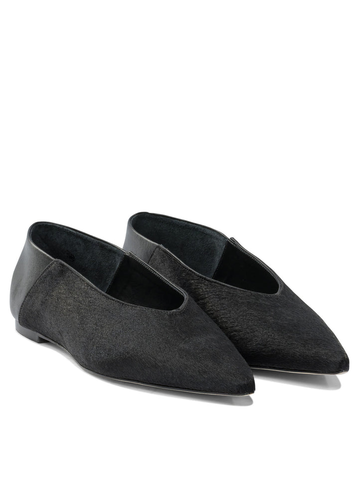 Ammb Milano Cavallino Ballerinas - Black | 6b256872eb7d41ced31f60e2ade59d792578af14