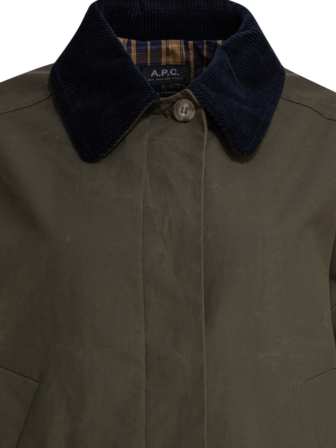 A.P.C. Becca Jackets and Coats - Green | f4d70bb93b74d29355d636a8c6d1693fac774328
