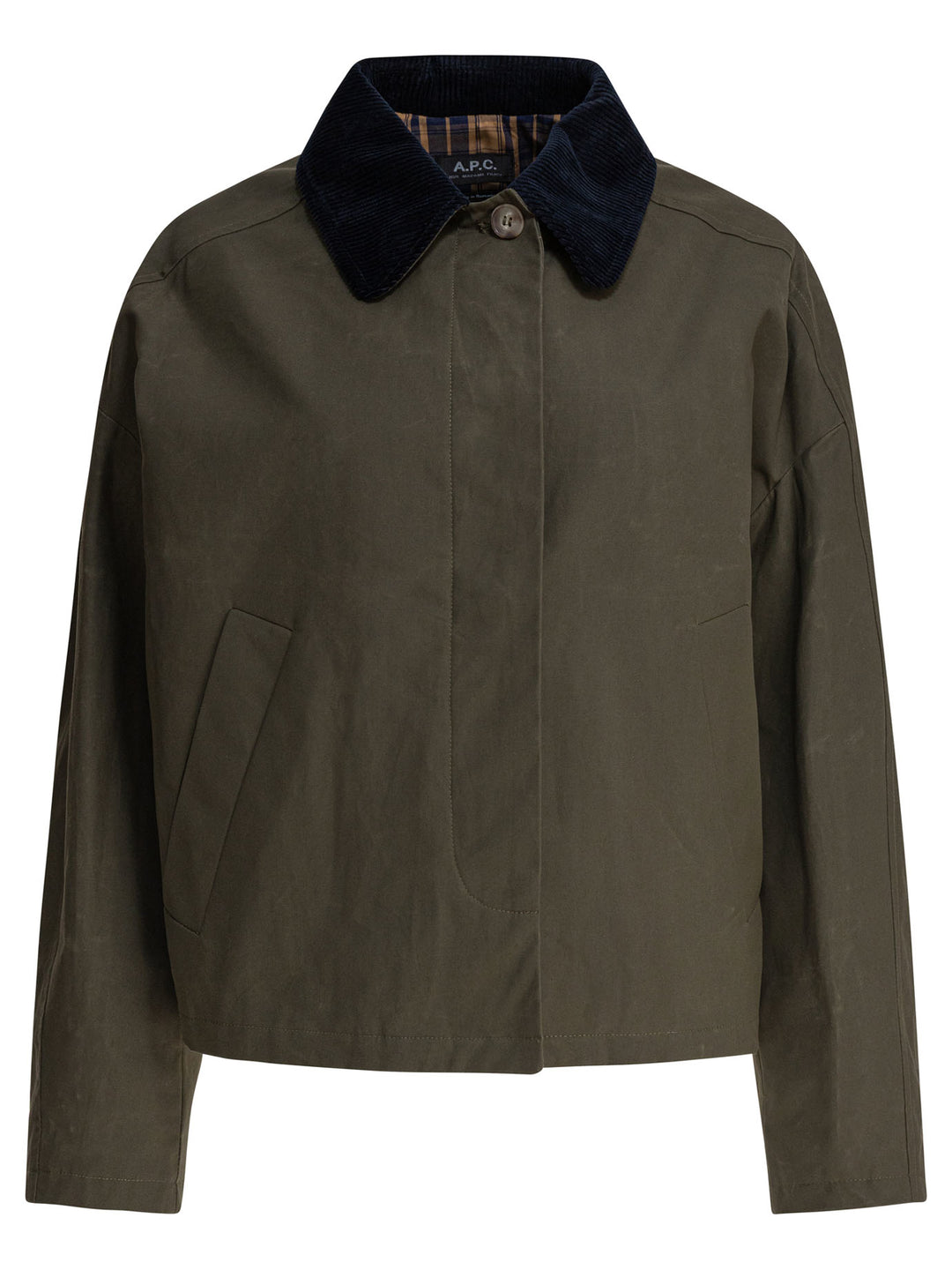 A.P.C. Becca Jackets and Coats - Green | 9dd5d60d8ed67ea6146d1dd4ffa8b47bad89e7a3