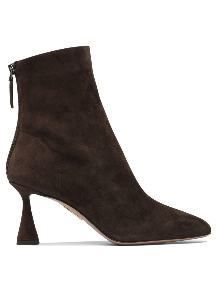 Aquazzura Amore 75mm Ankle Boots - Brown | 283777a3906c5b0c69b3952936dce196d6ff6ad8