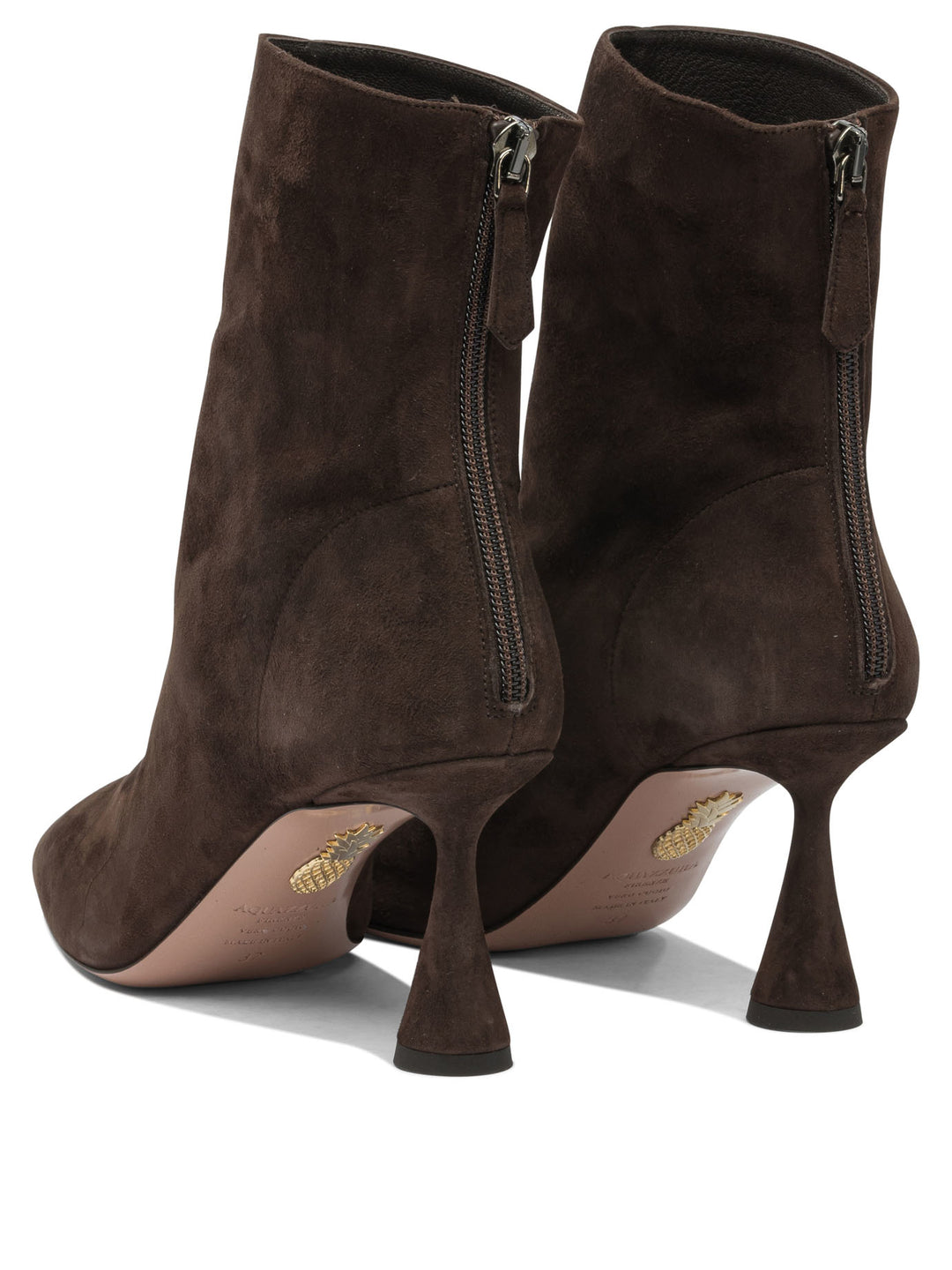 Aquazzura Amore 75mm Ankle Boots - Brown | e824036d7b0a5da79ff47c5296073bb6cbb2887d