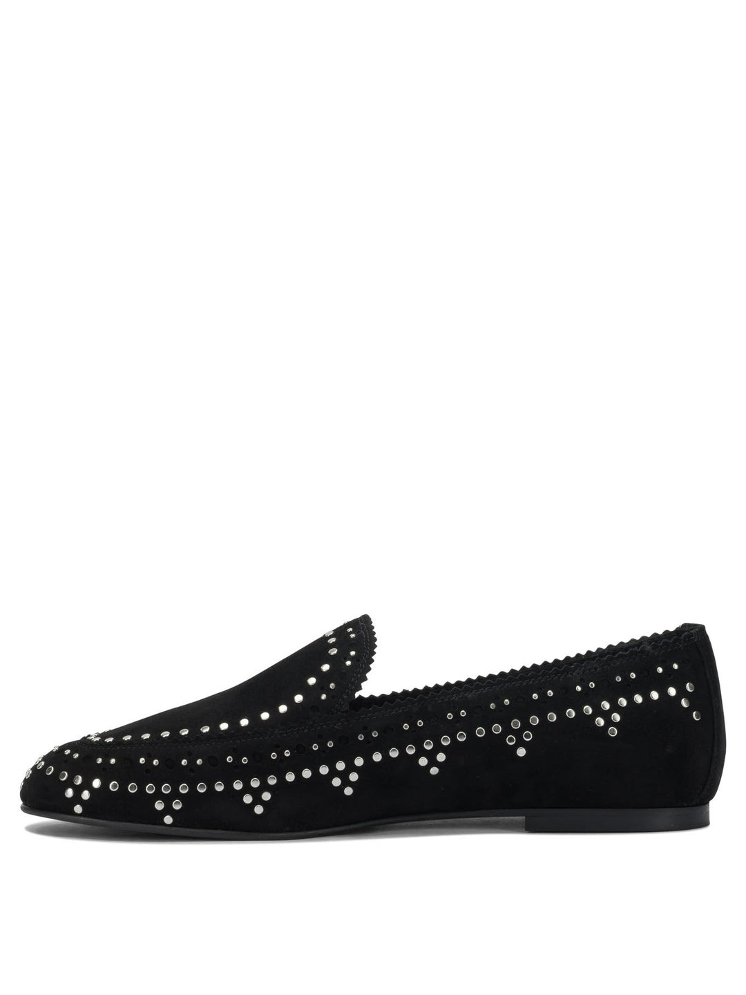 Aquazzura Skye Loafers & Slippers - Black | 0008a9d11db2aa44530fd45a2052c8cd6346c3ce