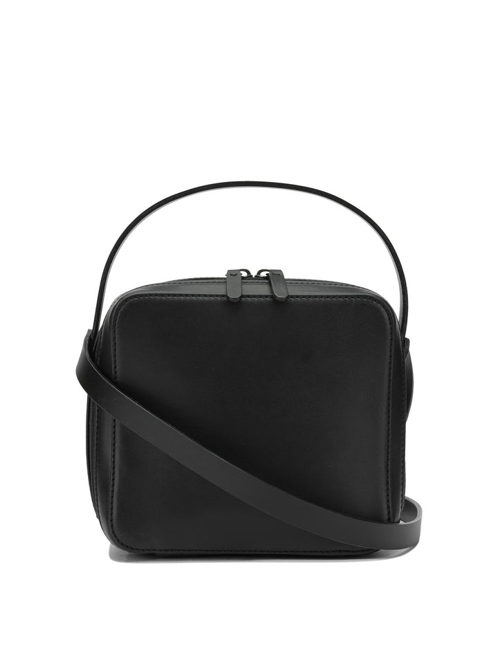 Auralee Leather Crossbody Bag Crossbody Bags - Black | ecb5476d8f51227015857350edac6dc152365143