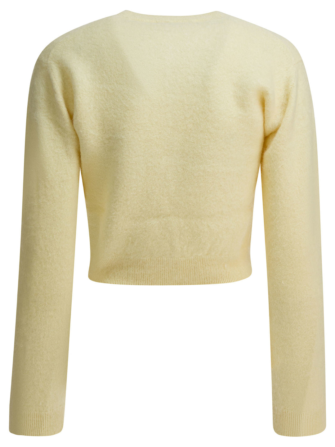 Auralee Alpaca Cardigan Knitwear - Yellow | 53752809488e7fecb72f81aa0fd2ea3c140154bf