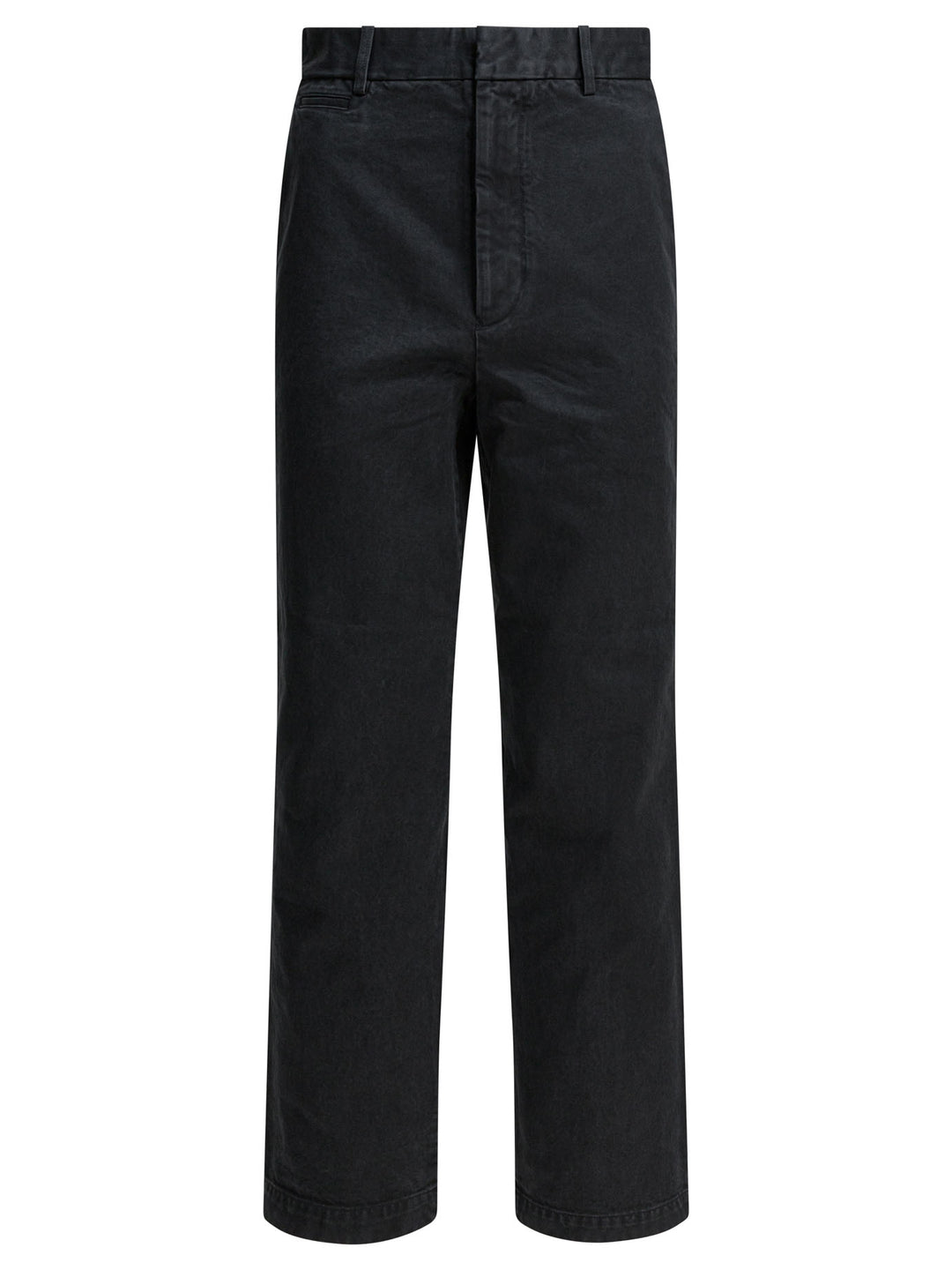 Auralee Straight-Leg Chino Pants Trousers - Black | 43f11e578f0de704ab9ce46c8ecdd2ce7c382c7c