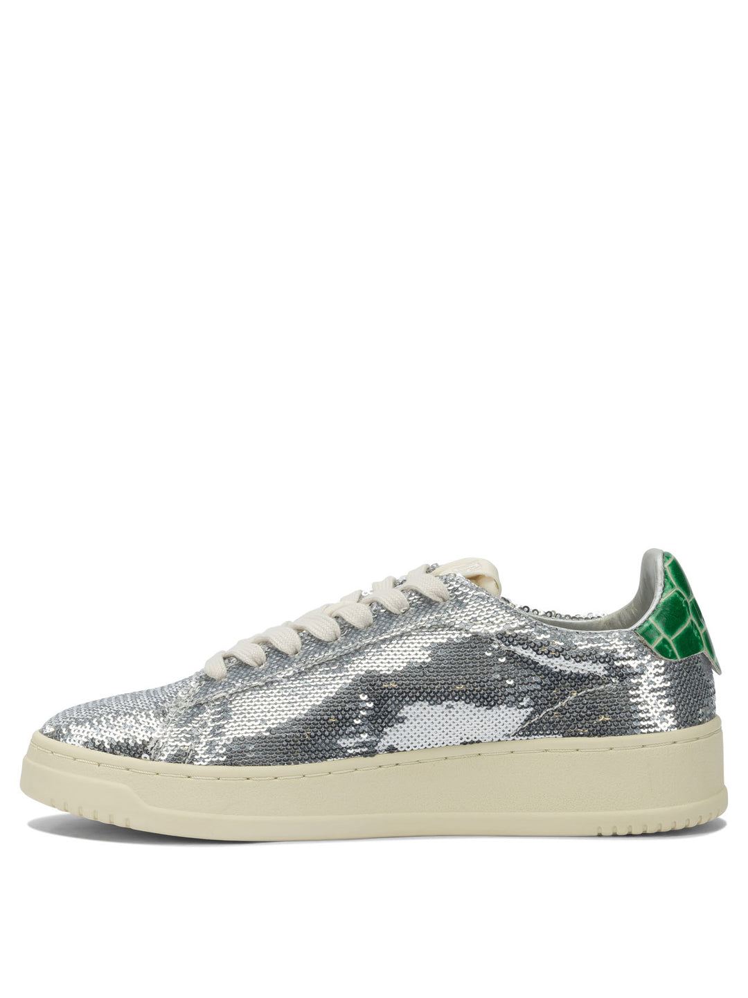 Autry Dallas Low Sparkling Sneakers & Slip-On - Silver | efcbdcac609b6c263672c6e4535af7a4da663095