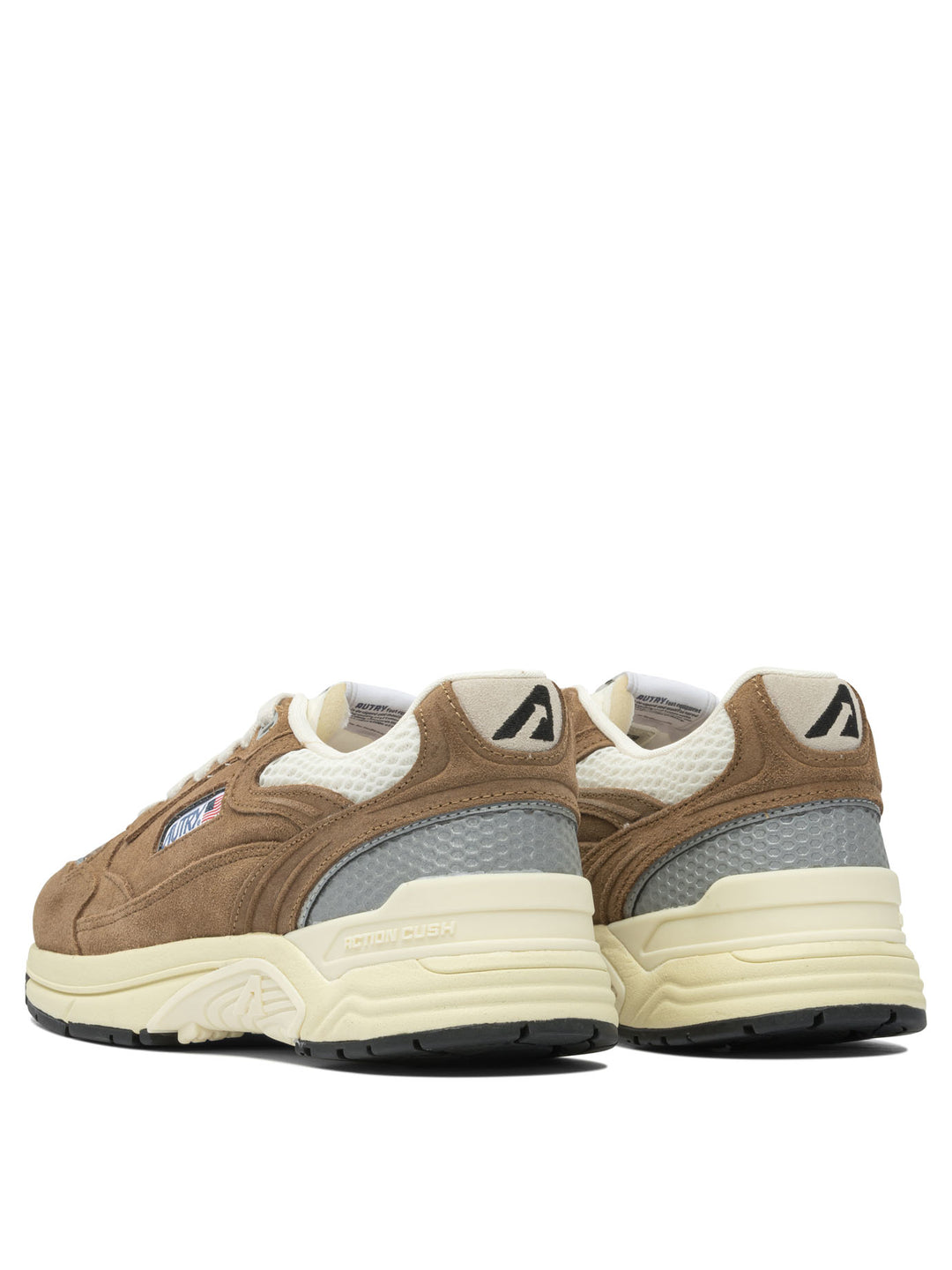 Autry Hyperway Low Man Suede/Mesh Cigar/Silv Sneakers & Slip-On - Brown | bf36b3f585735cc4cdc67f6ffd6bc285f6774e44