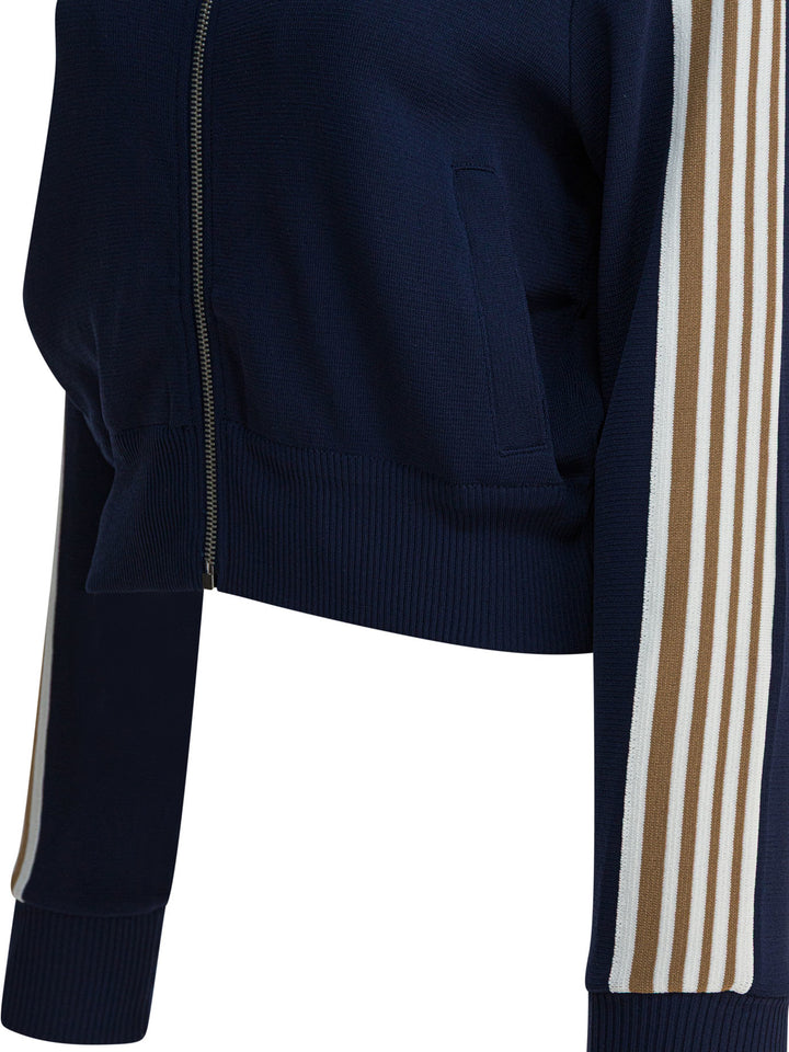 Autry Viscose Blend Zippered Sweatshirt Sweatshirts - Blue | 05332eda4af92cc1e5521a46c3026b381e49c34a