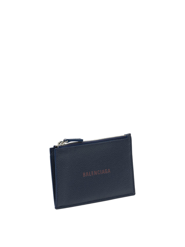 Balenciaga Cash Long Wallets & Card holders - Blue | 40a1f6fe85bc079ebcc4b1697dccf8986efbb80e