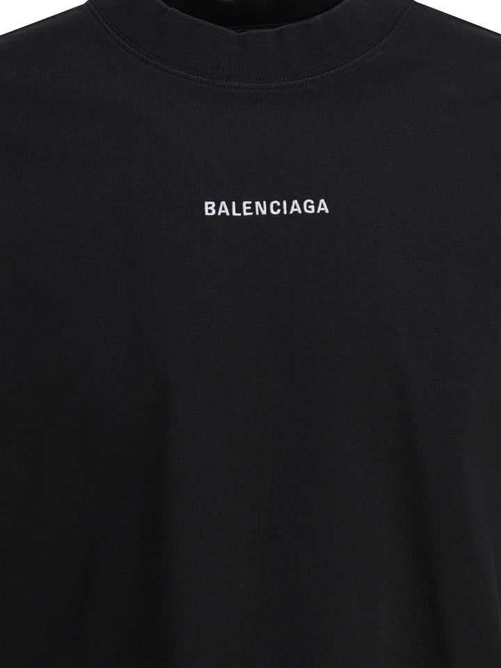 Balenciaga Back T-shirts - Black | 3ab271a6d281ab1157b4a1c4633d572e7c07e89b