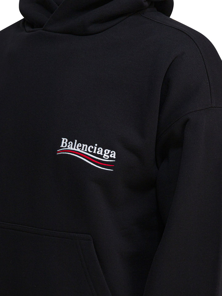 Balenciaga Political Campaign Sweatshirts - Black | cc611626a4cf34243a08cc50f0c4daf565b7366d