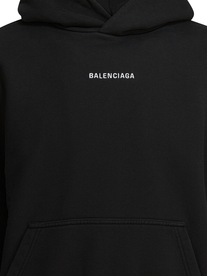 Balenciaga Back Sweatshirts - Black | 448ab2c295b4e61cf81026ea1a8a75c9bad86ffc