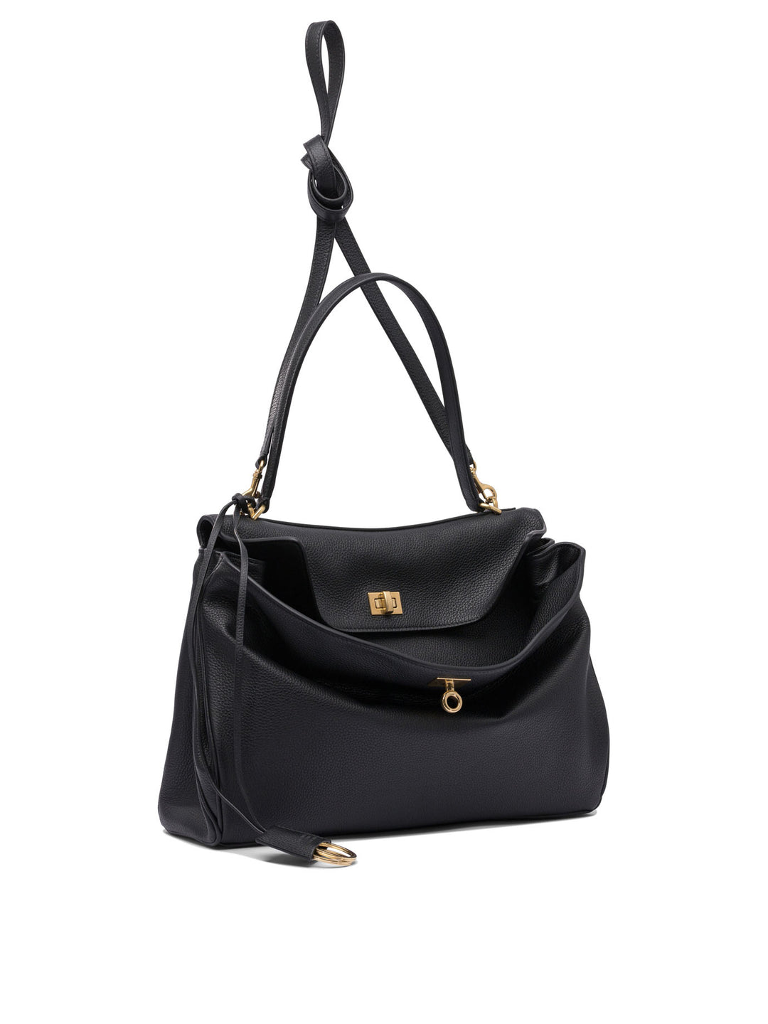 Balenciaga Rodeo Shoulder Bags - Black | e8210fac88d228627eb447a58a9740620a5a24f3