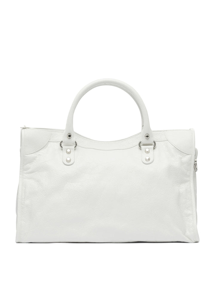 Balenciaga Le City Handbags - White | 09b75a9a1ea0af2d77e4efbc22a020eee57034ca