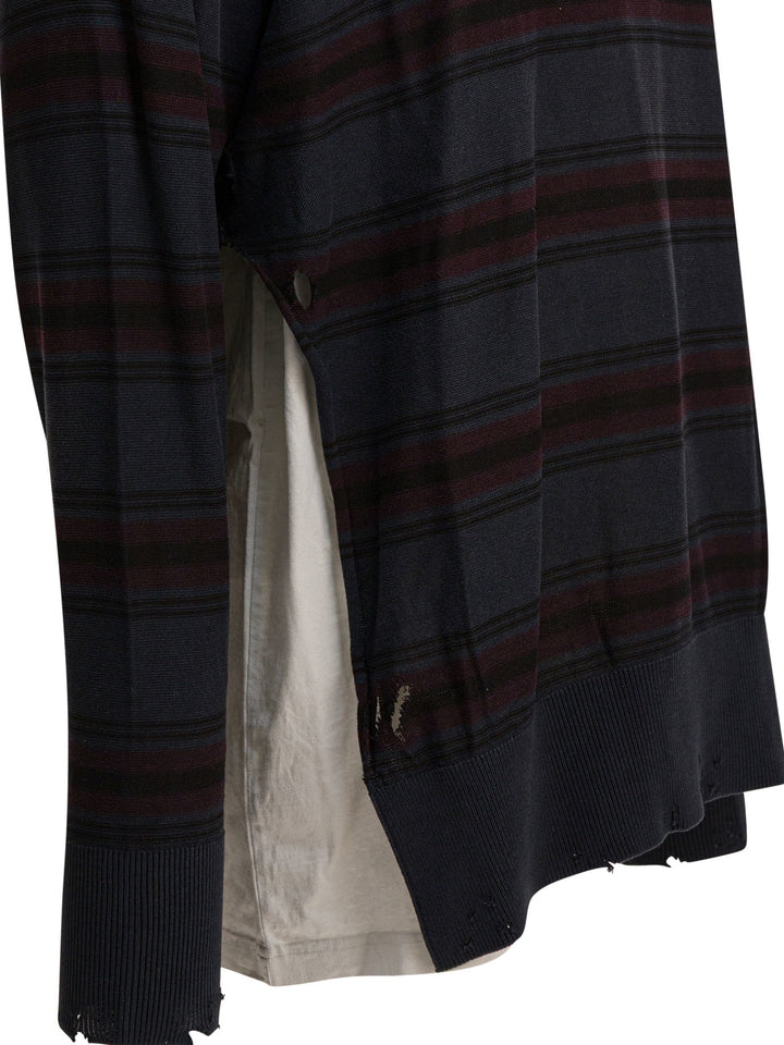 Balenciaga Layered Knitting Tops - Black | a33302b0b010b251da376764ee56dfb200a07e4a