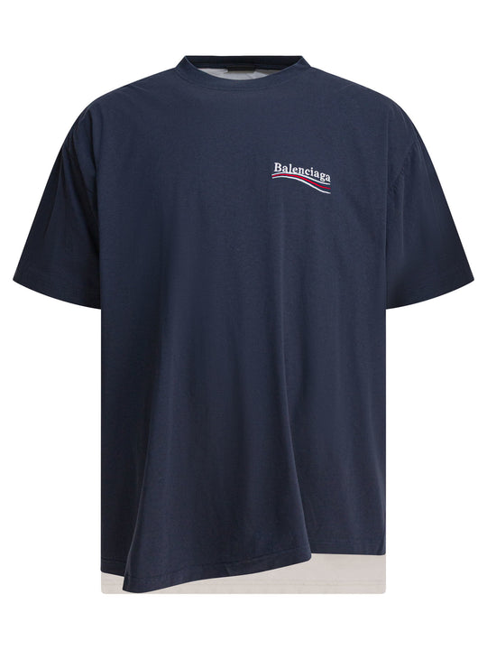 Political Campaign T-Shirts Blue