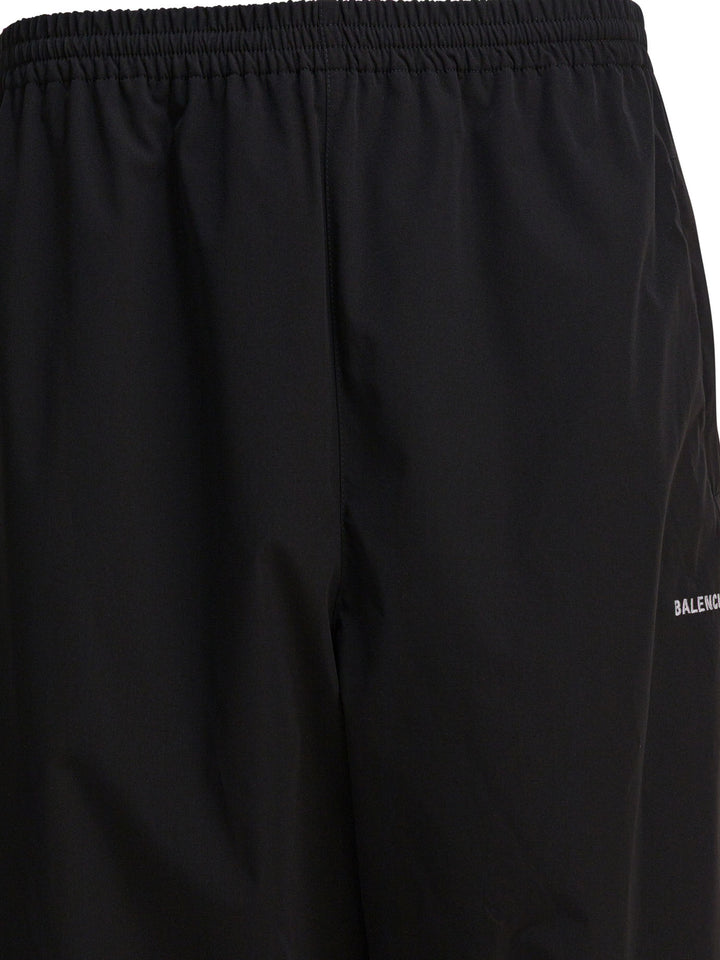 Balenciaga Sports Pants With Logo Trousers - Black | be8a56d690809a92e5d1d82c5ec016d971390a4b