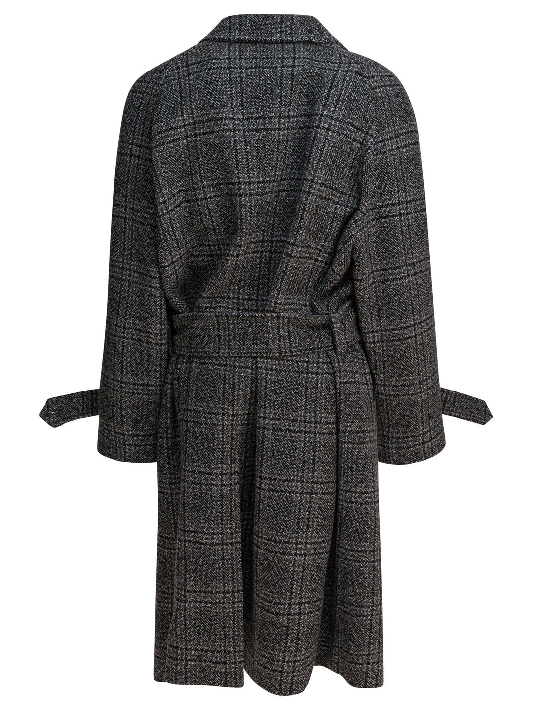 Balenciaga Single-Breasted Raglan Coat Jackets and Coats - Black | 477b2a24af9b94d543e9801ba3b940833e35410c