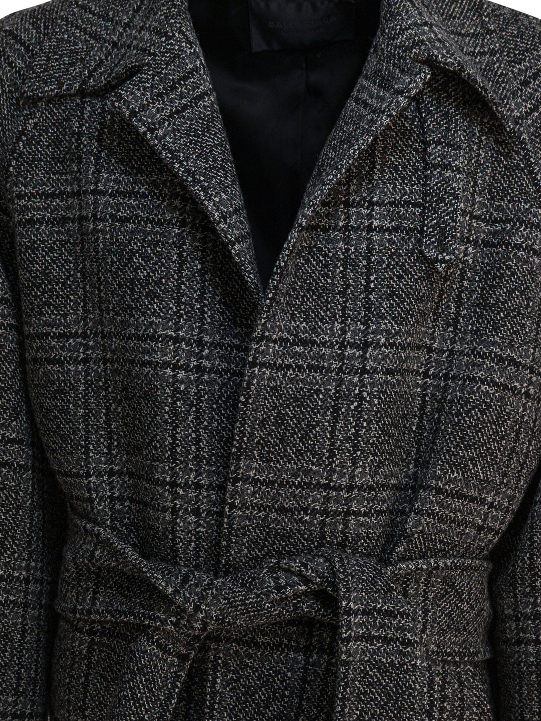 Balenciaga Single-Breasted Raglan Coat Jackets and Coats - Black | dc8c3178973aeeaf9266d90151d54329f7d7e500