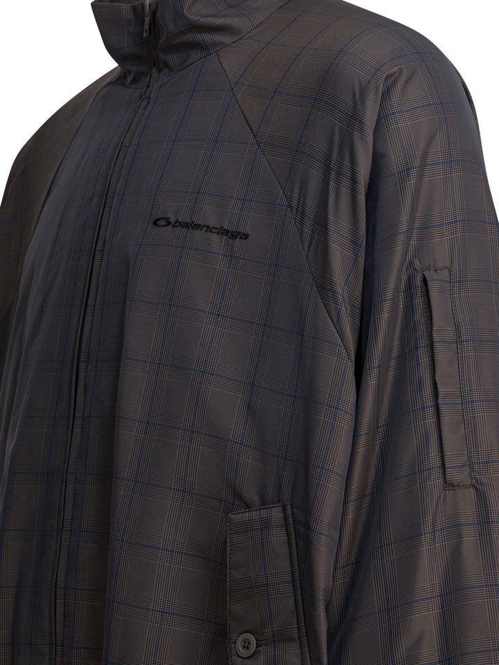 Balenciaga Nylon Jacket Jackets and Coats - Grey | f4a6460178347c948cc6e8e061a3e02b7a243f7b