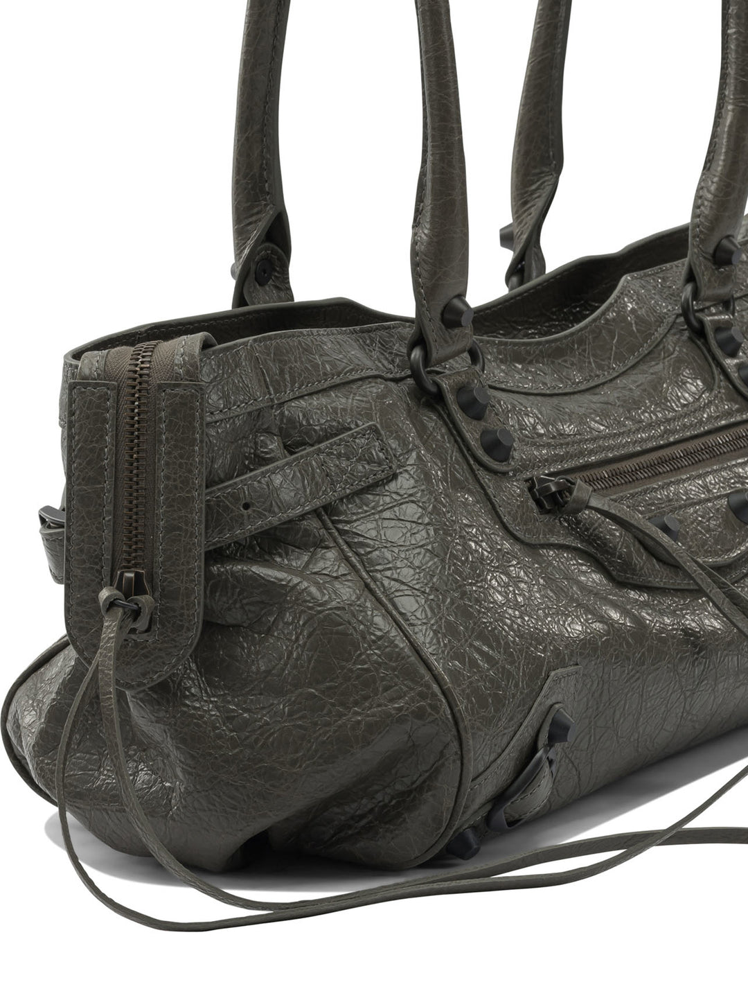 Balenciaga Le City East-West Shoulder Bags - Green | adb2080c39b01fd65db66b6f9fd8d37c02bda079