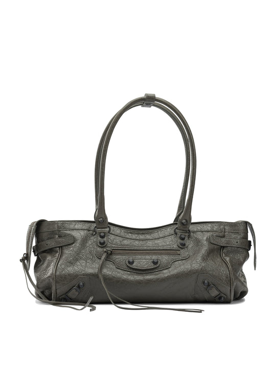 Le City East-West Shoulder Bags Green