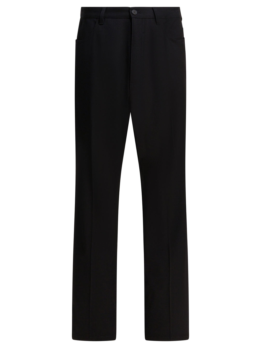 Balenciaga Wool Tailored Pants Trousers - Black | e0e2aec15a71cb33d6d7ada5443c174ab4dbc405