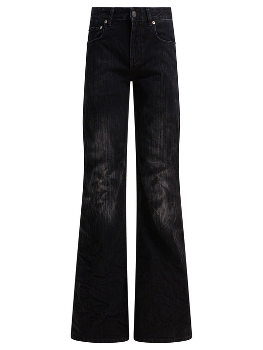 Wide Leg Jeans Black